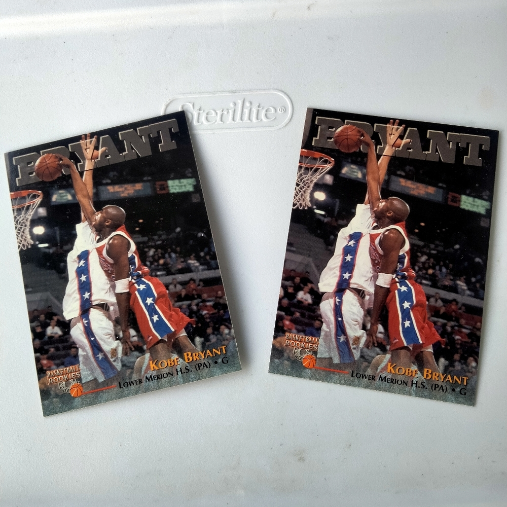 Kobe Bryant lower merion high School before NBA rookie card